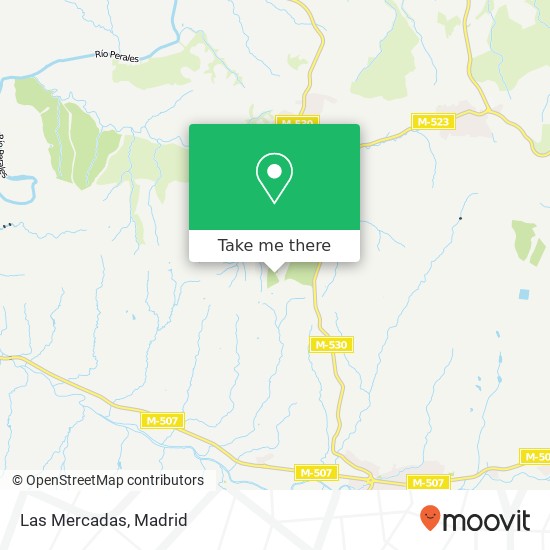 Las Mercadas map