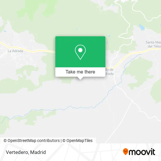 Vertedero map
