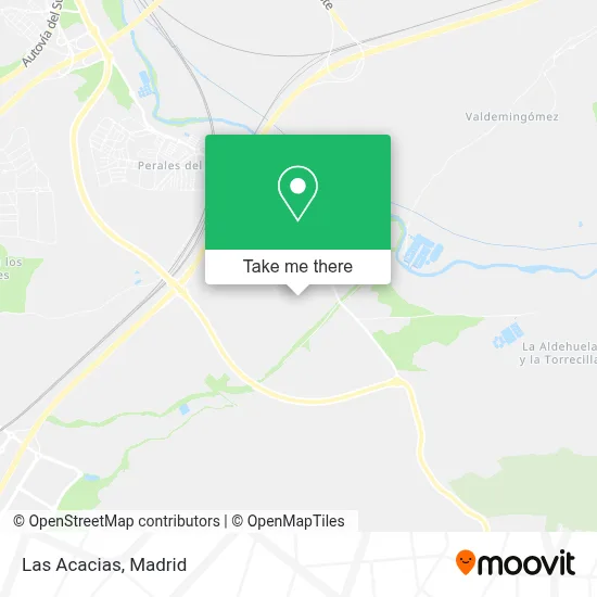 Las Acacias map