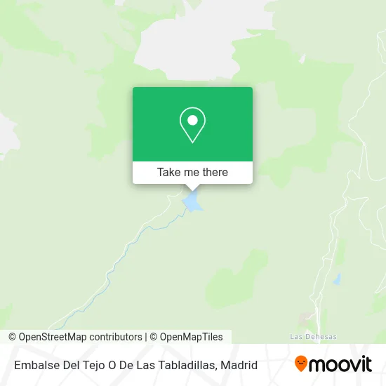 Embalse Del Tejo map