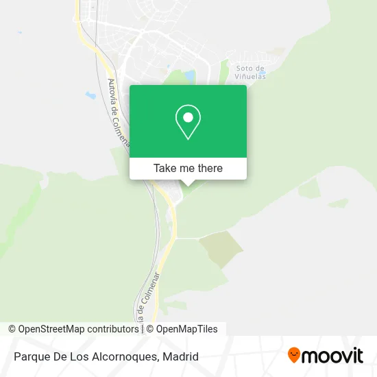 Parque De Los Alcornoques map