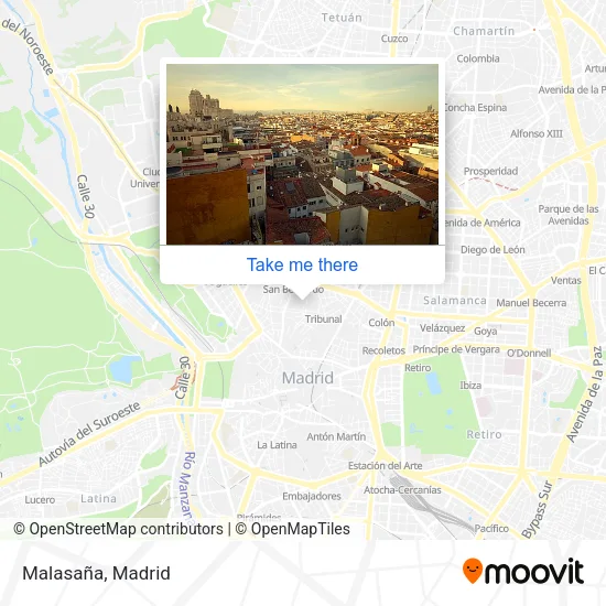 Malasaña map