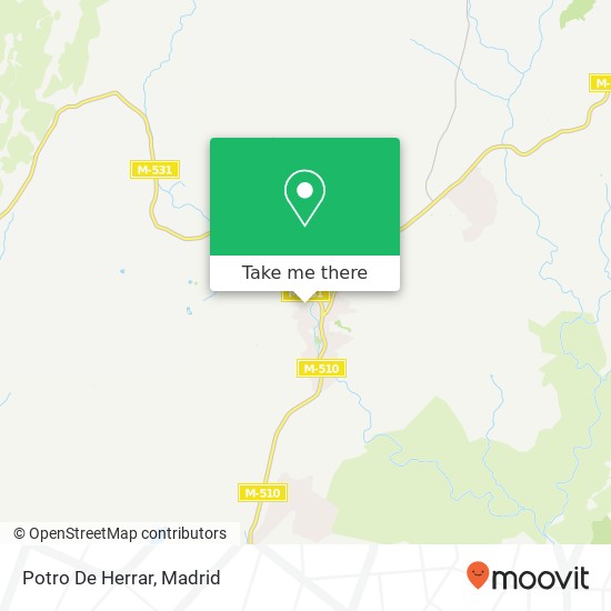 Potro De Herrar map