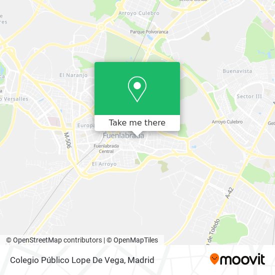 Colegio Público Lope De Vega map
