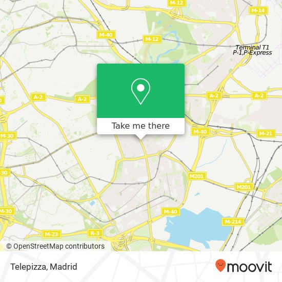 mapa Telepizza