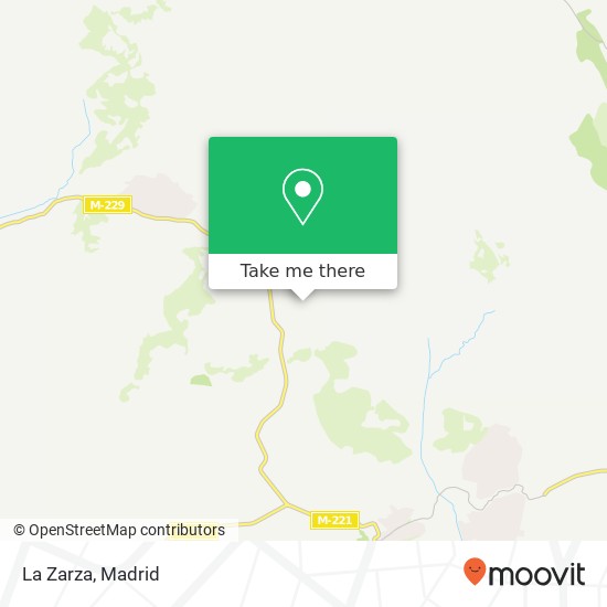 La Zarza map