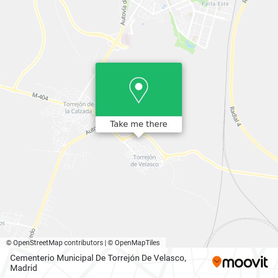 Cementerio Municipal De Torrejón De Velasco map
