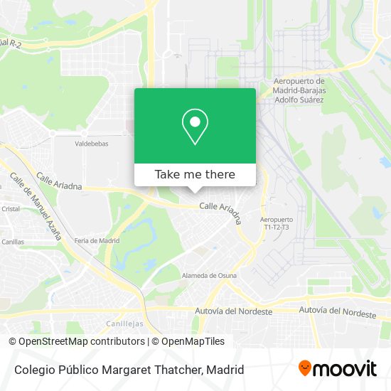 Colegio Público Margaret Thatcher map
