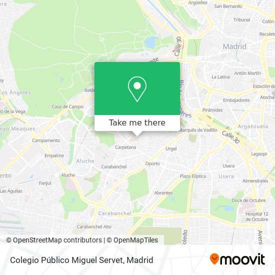 Colegio Público Miguel Servet map