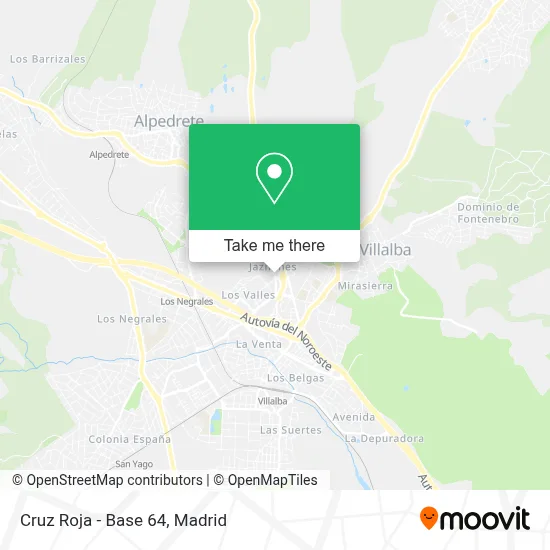 Cruz Roja - Base 64 map