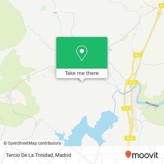 mapa Tercio De La Trinidad