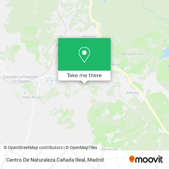 Centro De Naturaleza Cañada Real map