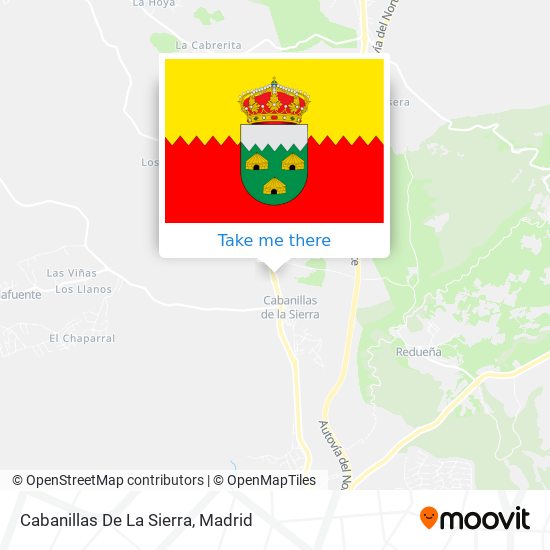 mapa Cabanillas De La Sierra
