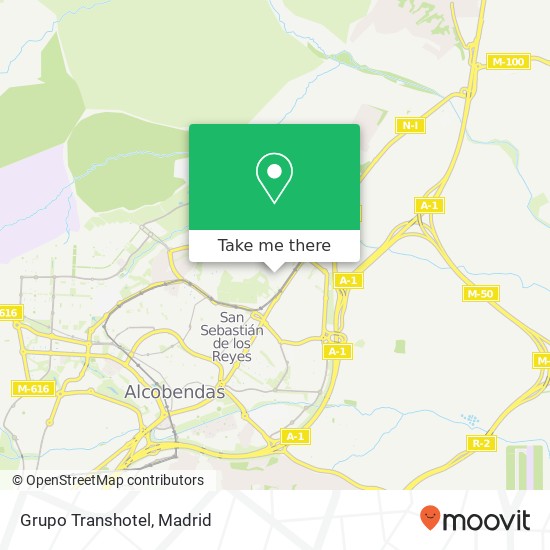 mapa Grupo Transhotel