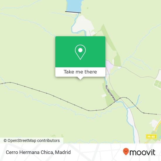 Cerro Hermana Chica map