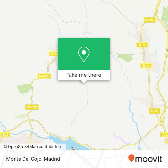 Monte Del Cojo map