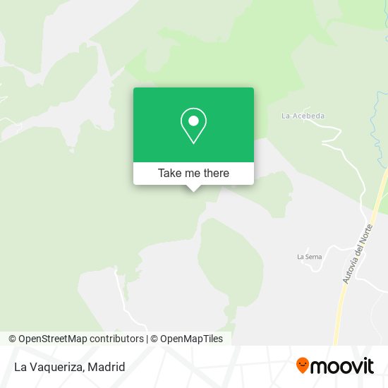 La Vaqueriza map