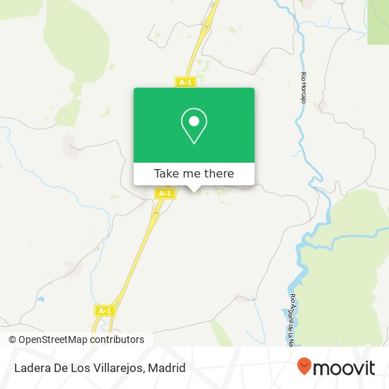 Ladera De Los Villarejos map