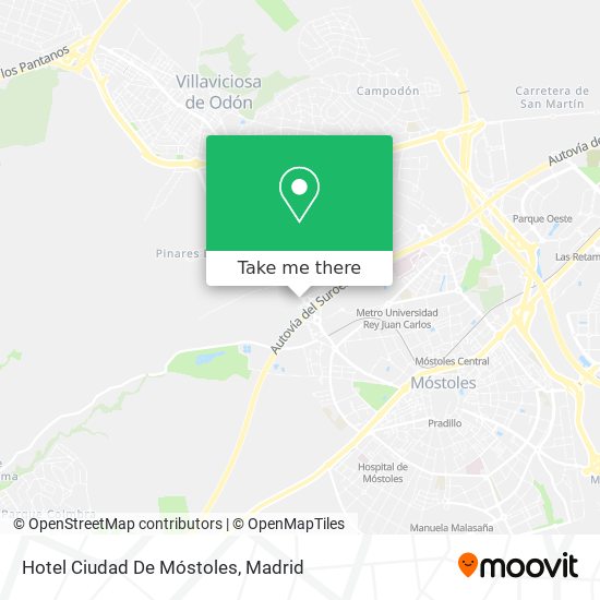 Hotel Ciudad De Móstoles map