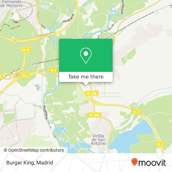 Burger King map