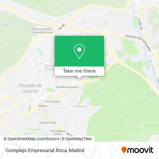 Complejo Empresarial Ática map