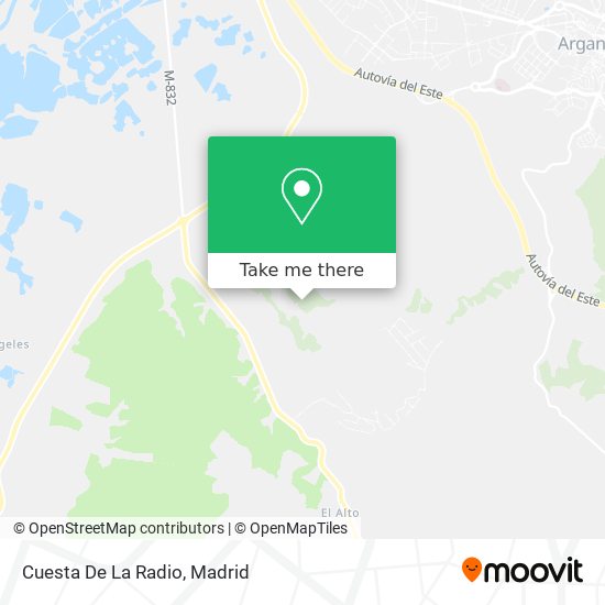 Cuesta De La Radio map