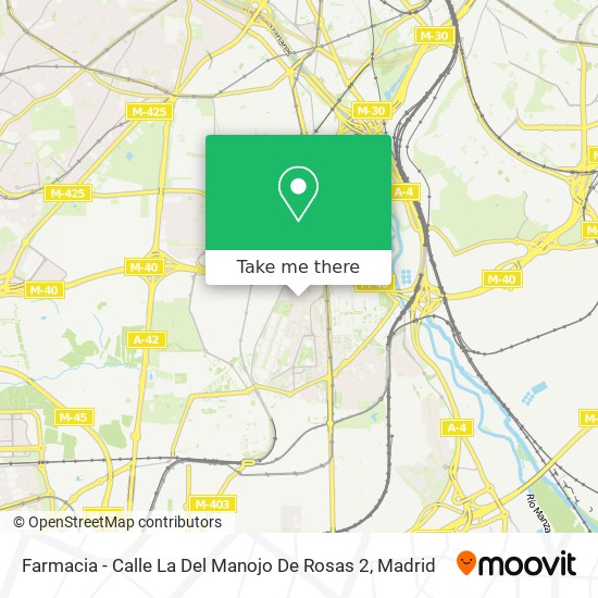mapa Farmacia - Calle La Del Manojo De Rosas 2