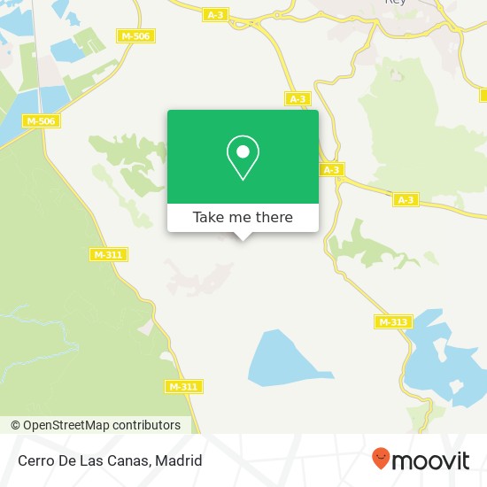 mapa Cerro De Las Canas