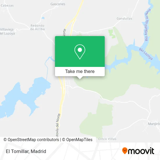 El Tomillar map