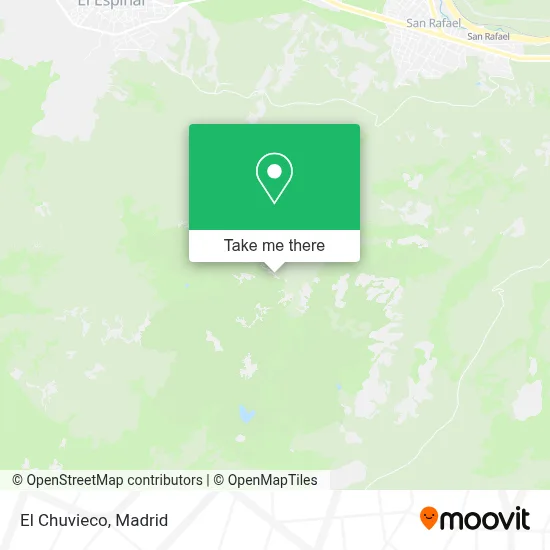 El Chuvieco map