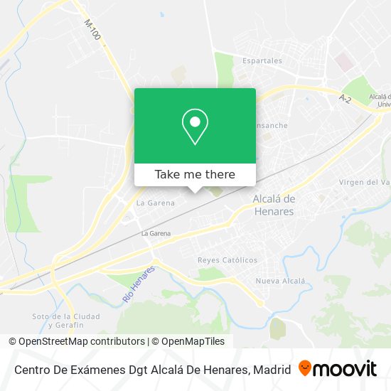 Centro De Exámenes Dgt Alcalá De Henares map
