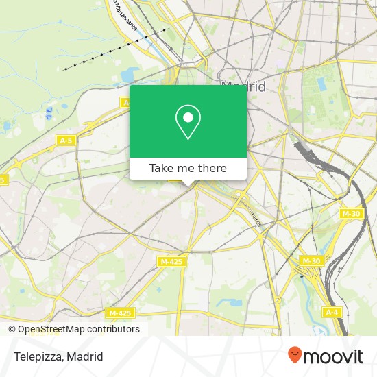 Telepizza map