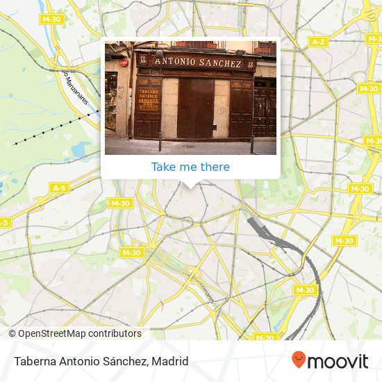 Taberna Antonio Sánchez map