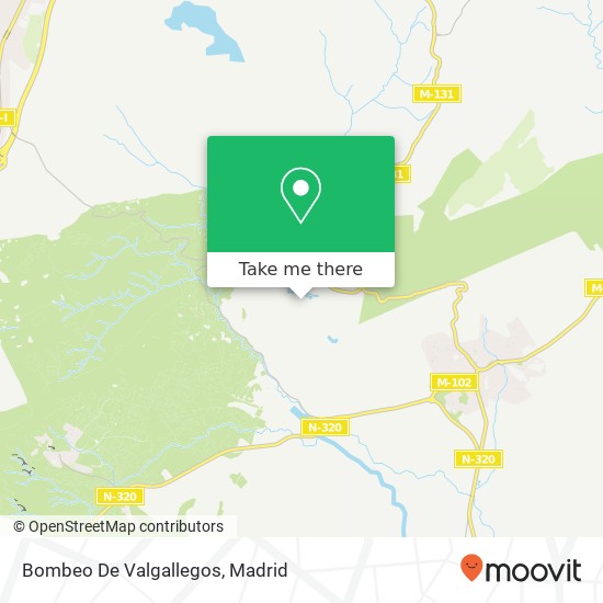 Bombeo De Valgallegos map