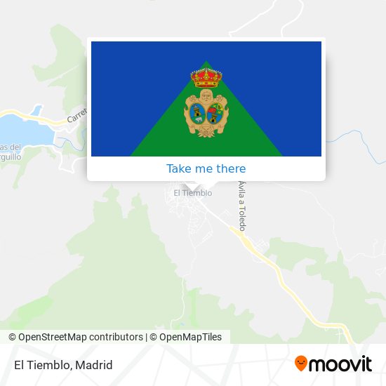 El Tiemblo map