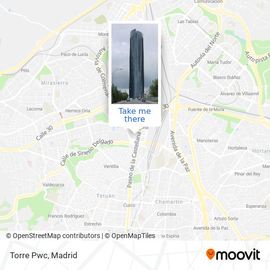 mapa Torre Pwc