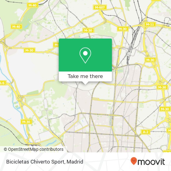 mapa Bicicletas Chiverto Sport