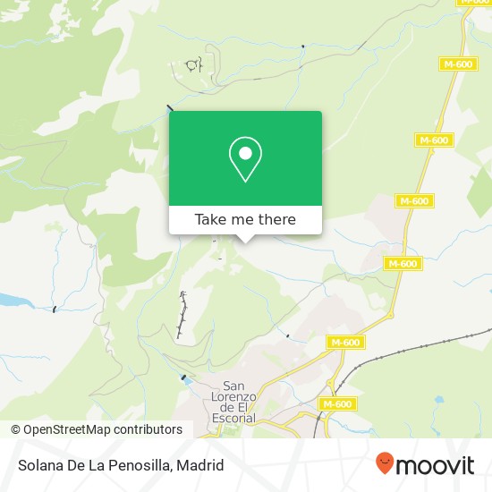 Solana De La Penosilla map