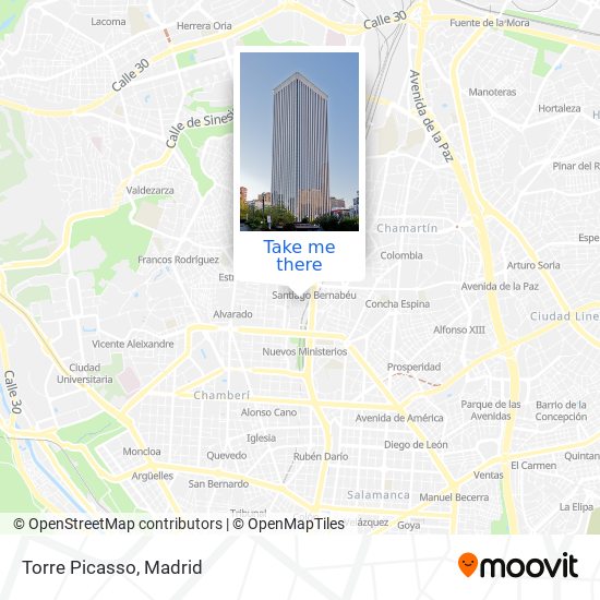 mapa Torre Picasso