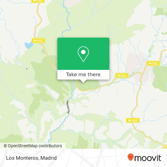 Los Monteros map