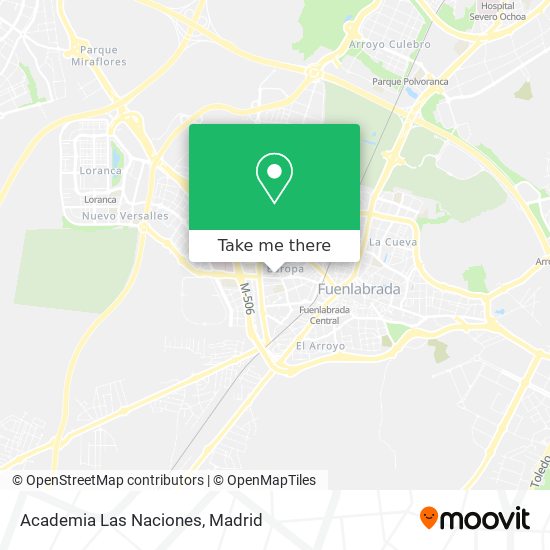 Academia Las Naciones map