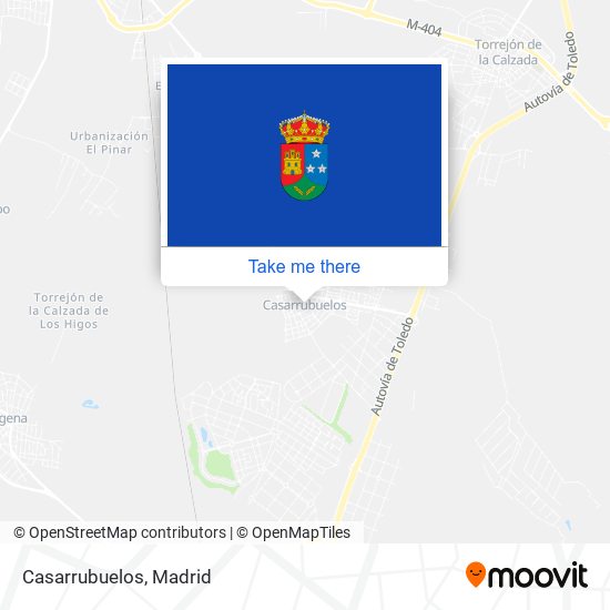 Casarrubuelos map