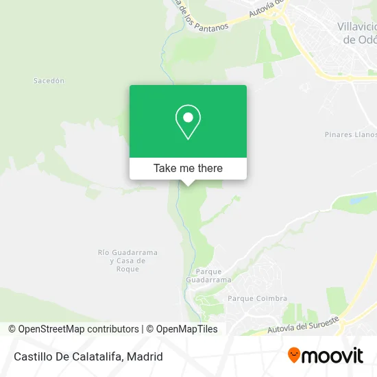 Castillo De Calatalifa map