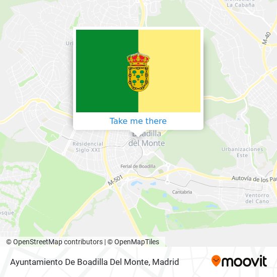Ayuntamiento De Boadilla Del Monte map