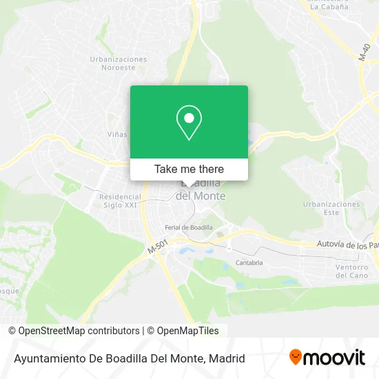 Ayuntamiento De Boadilla Del Monte map