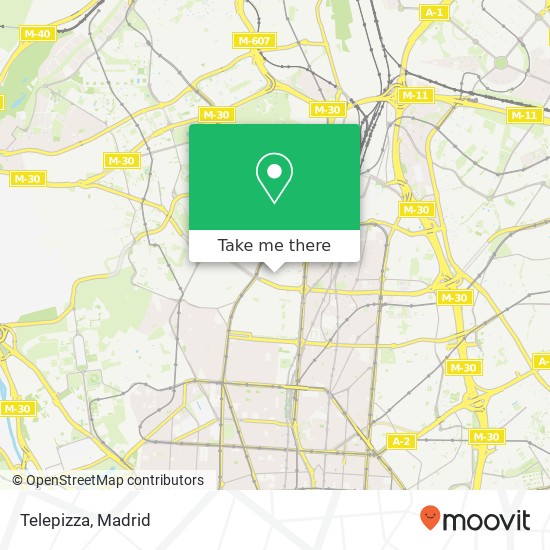 Telepizza map