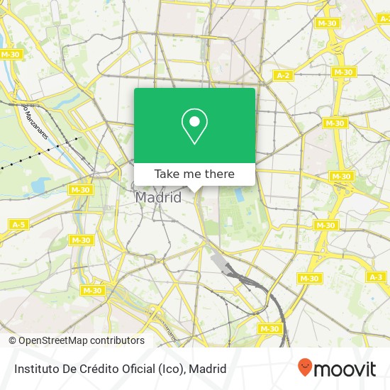 mapa Instituto De Crédito Oficial (Ico)