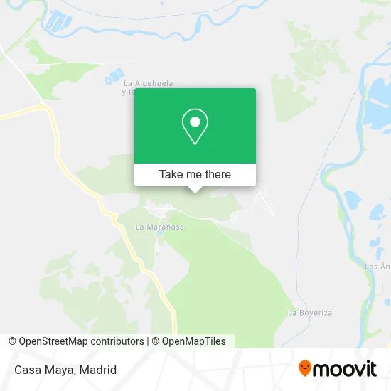 Casa Maya map