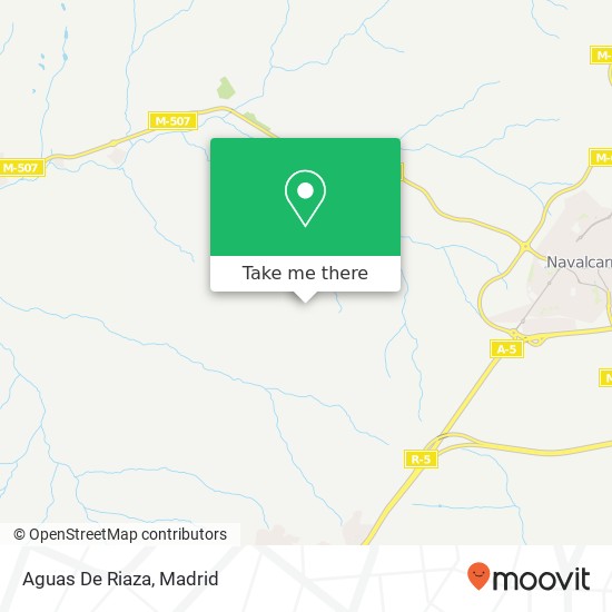 Aguas De Riaza map