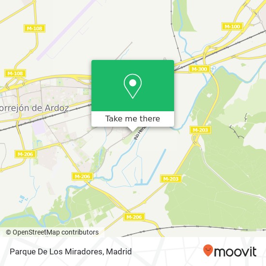 Parque De Los Miradores map
